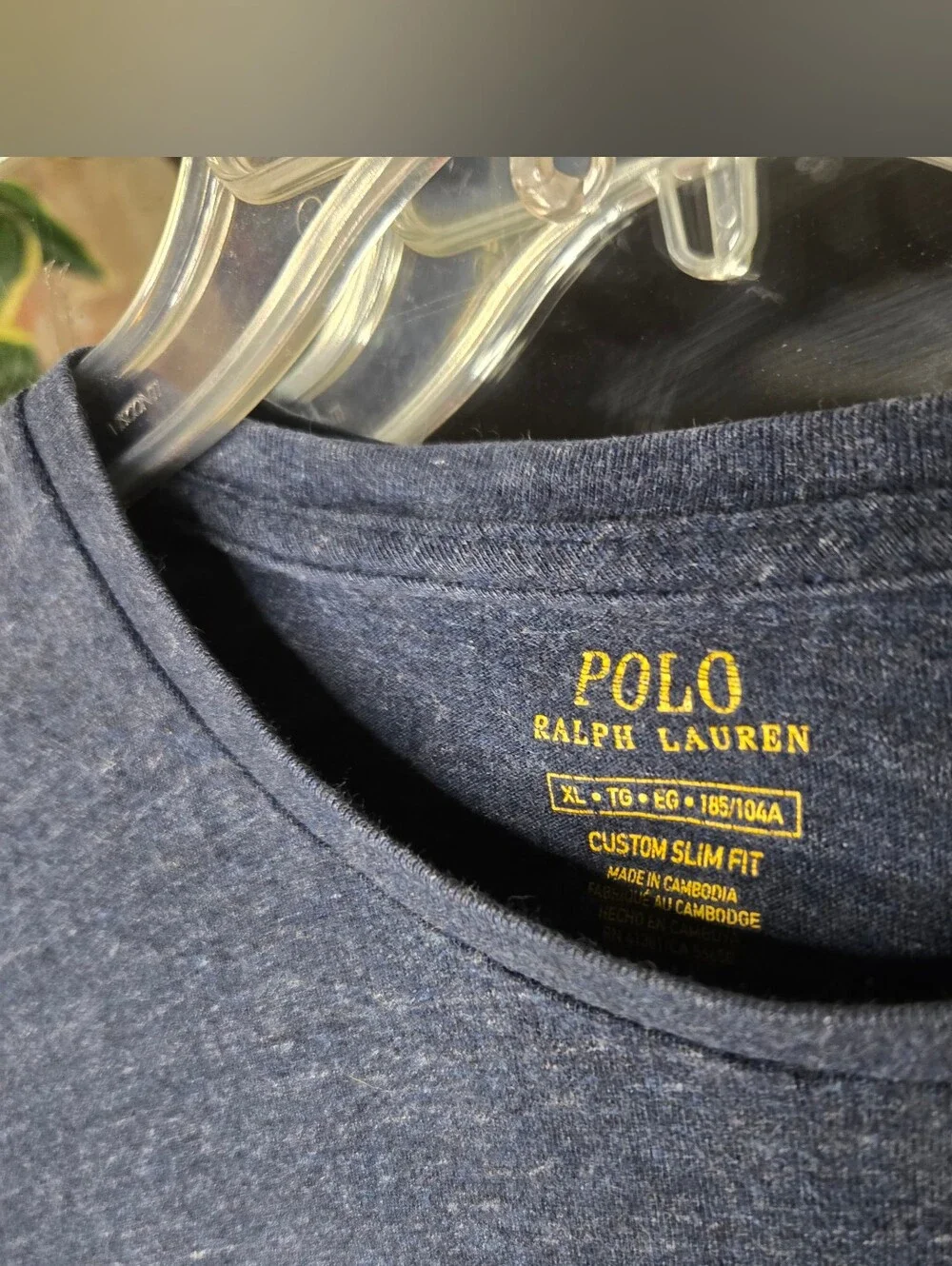 Polo by Ralph Lauren Navy Short Sleeve Slim Fit Tshirt